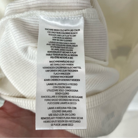 Anthropologie Maeve Quarter-Zip Halter Top Creamy White  XS Ribbed Knit. 17 - Picture 10 of 11